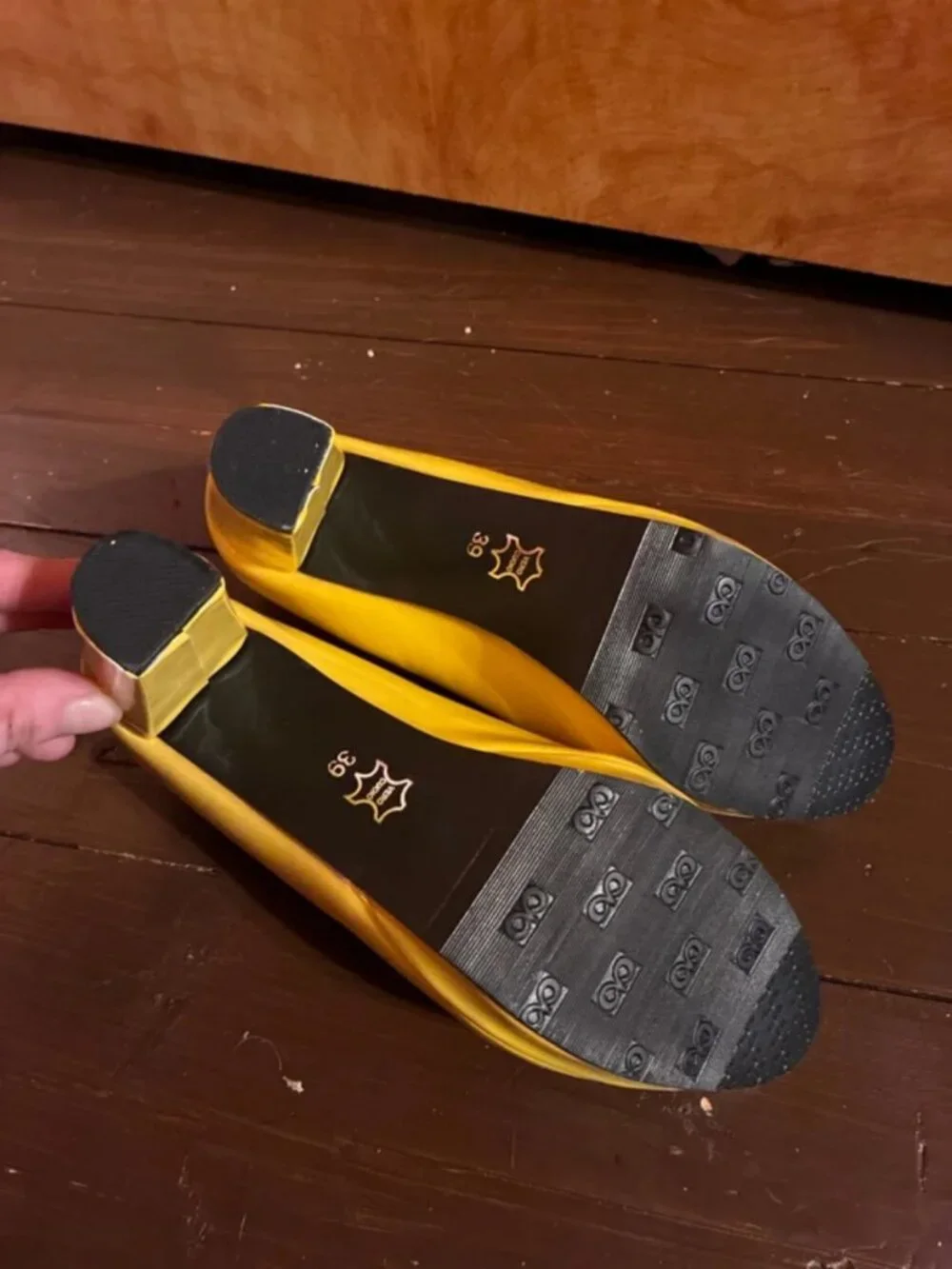 Yellow heels